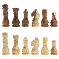 Шахматы &amp;quot;Дебют&amp;quot; доска 30х30 см оникс ракушечник