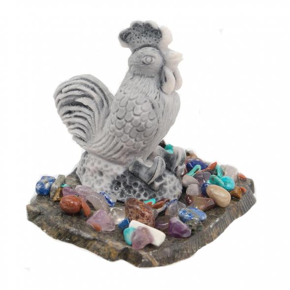 Сувенир &amp;quot;Петушок&amp;quot; из мрамолита 117054