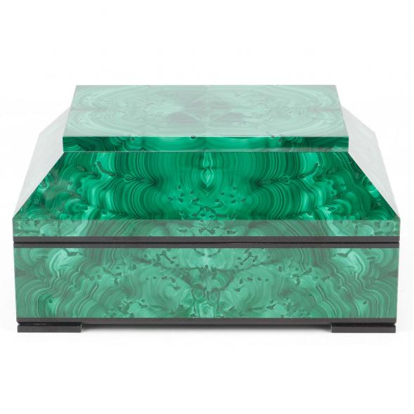 Ларец из камня малахит 20х15х10 см 118957