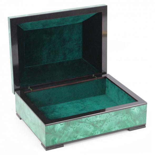 Ларец из камня малахит 20х15х10 см 118957