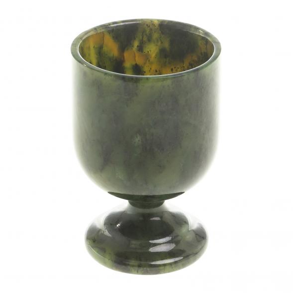 Рюмка на ножке камень нефрит 40 мл 4,3х6,5 см 123708