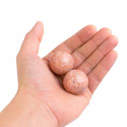 Шары для массажа из розового мрамора 3 см