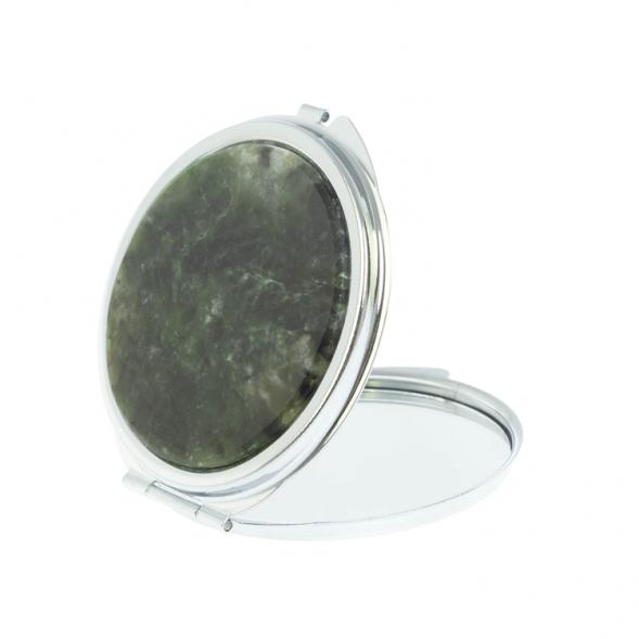 Зеркальце круглое из нефрита цвет серебро 128057
