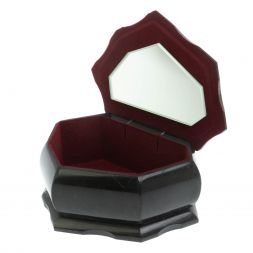 Шкатулка "Ракушка" камень змеевик 14х10х9 см