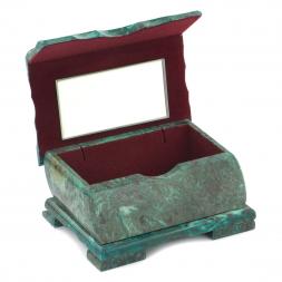 Шкатулка с расписной крышкой &amp;quot;Осенний пейзаж&amp;quot; 17х11х8 см