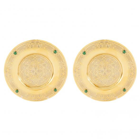 Чайный набор &amp;quot;Малахитовый&amp;quot; на 2 персоны 118750