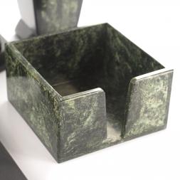 Настольный набор для руководителя из змеевика