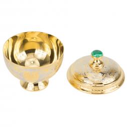 Сахарница металлическая &amp;quot;Малахит&amp;quot; в подарочной коробке Златоуст