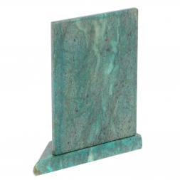 Икона с подсвечником Владимирская малая из змеевика 9,5х9,5х10 см