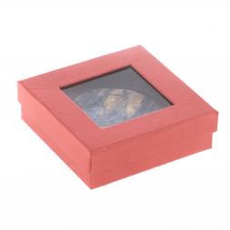 Зеркало круглое из камня кианит цвет серебро