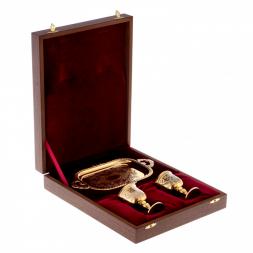 Набор для ликёра "Дуэт" 2 рюмки на подносе Златоуст