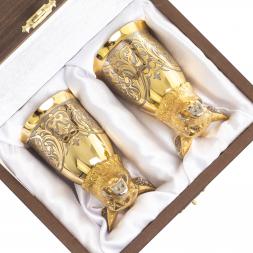 Стопки перевертыши &amp;quot;Кабан&amp;quot; 70 мл 2 шт Златоуст