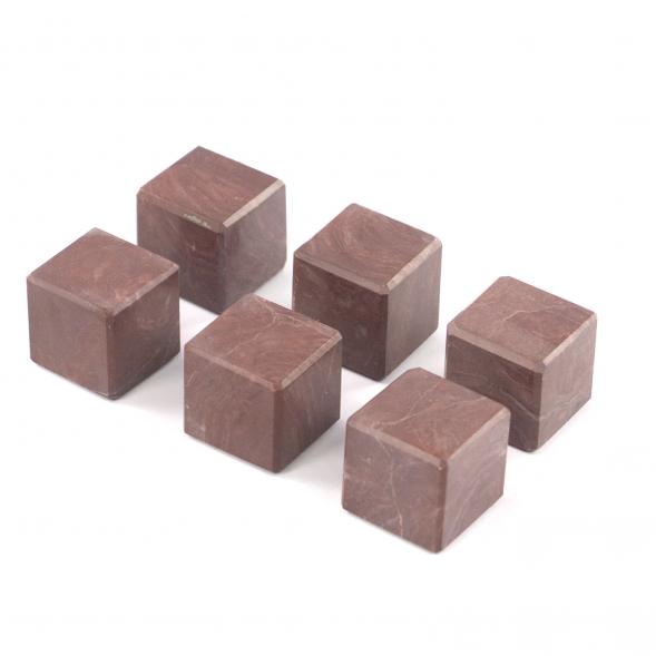 Камни для охлаждения виски 6 кубиков из лемезита 121592