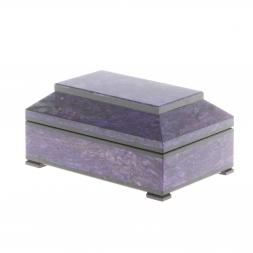 Ларец из чароита "Симфония" 14х9х6,5 см