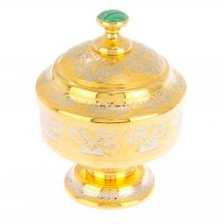 Чайный набор &amp;quot;Малахитовый&amp;quot; в подарочной коробке Златоуст