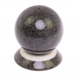 Шар из лабрадорита 9 см на каменной подставке