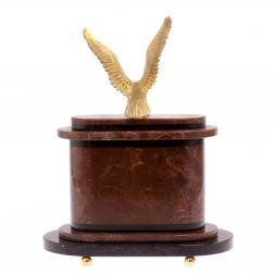 Часы "Горный орел" бронза лемезит