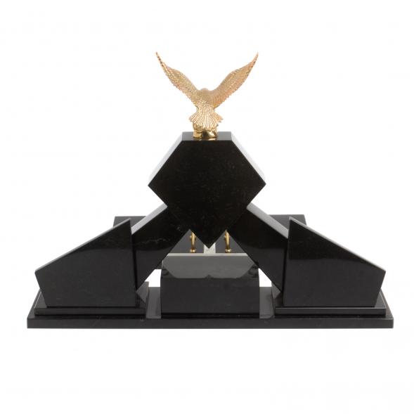 Настольный набор &amp;quot;Орёл&amp;quot; из мрамора 126809