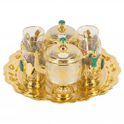 Подарочный чайный набор &amp;quot;Малахитовый&amp;quot;