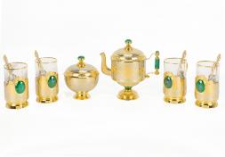 Подарочный чайный набор &amp;quot;Малахитовый&amp;quot;