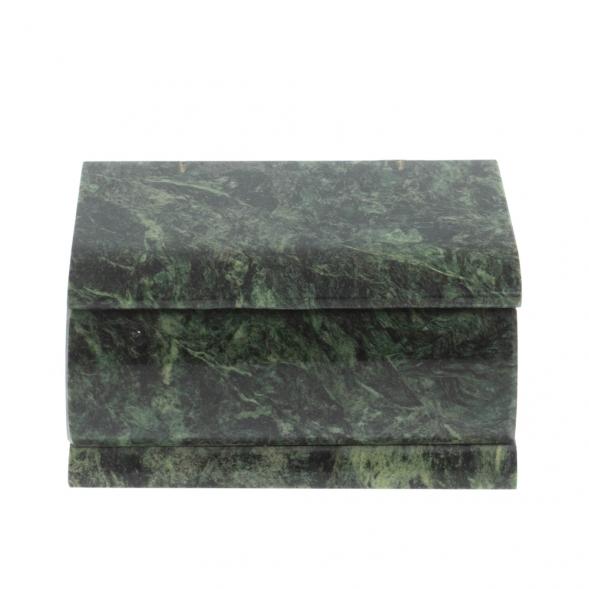 Шкатулка из шабровского змеевика 10х7х5,5 см 127834