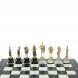 Шахматы &amp;quot;Русские&amp;quot; на подставках 44х44 см мрамор / змеевик литье бронза 128605