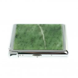 Портсигар 20 сигарет с зажигалкой камень нефрит