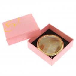 Карманное зеркало шайтанский переливт цвет золото