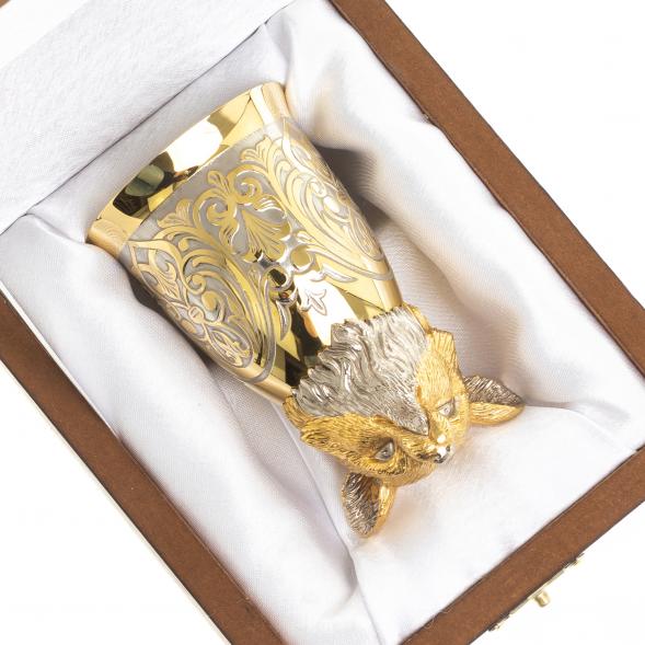 Стопка перевертыш &amp;quot;Лиса&amp;quot; 70 мл Златоуст 123641