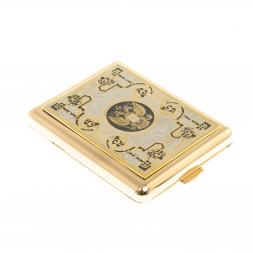 Портсигар с гравюрой &amp;quot;Герб РФ&amp;quot; Златоуст