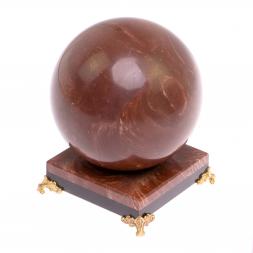 Шар из лемезита 11 см на подставке