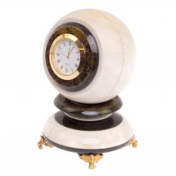 Часы &amp;quot;Шар Антистресс&amp;quot; 9,5 см из газганского мрамора