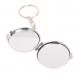Складное зеркало брелок серафинита круглое 126587