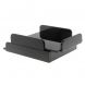 Лоток для бумаг А4 двухъярусный черный обсидиан 127283