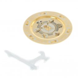 Тарелка с гравюрой &amp;quot;Санкт-Петербург. Коллаж&amp;quot; 22,5 см  Златоуст