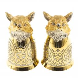 Стопки перевертыши &amp;quot;Лиса&amp;quot; 70 мл 2 шт Златоуст