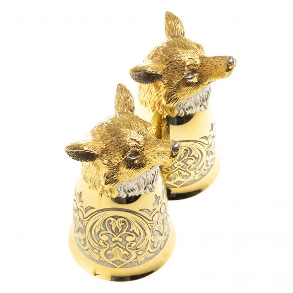 Стопки перевертыши &amp;quot;Лиса&amp;quot; 70 мл 2 шт Златоуст 123642