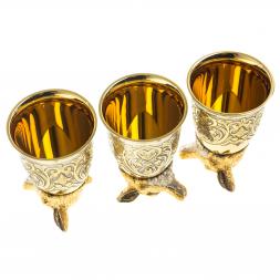 Стопки перевертыши &amp;quot;Лиса&amp;quot; 70 мл 3 шт Златоуст