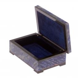 Шкатулка из содалита 12х8х4,5 см
