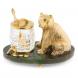 Медовница из нефрита &amp;quot;Медведь&amp;quot; 119362