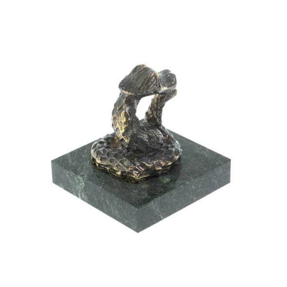 Статуэтка из бронзы и змеевика «Удав» 128538