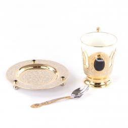 Кофейная пара из фарфора &amp;quot;Агат&amp;quot; 170 мл Златоуст