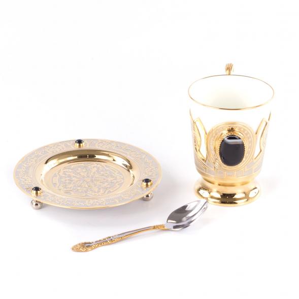 Кофейная пара из фарфора &amp;quot;Агат&amp;quot; 170 мл Златоуст 116108