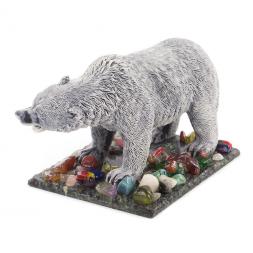 Сувенир &amp;quot;Медведь рычит&amp;quot; из мрамолита