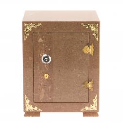 Сейф средний из коричневого мрамора