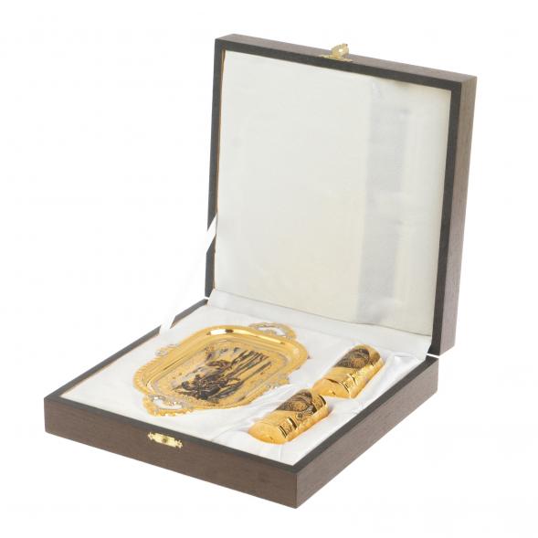 Водочный набор на двоих &amp;quot;Охота&amp;quot; 50 мл Златоуст 127122