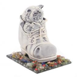 Сувенир "Кот в ботинке" из мрамолита