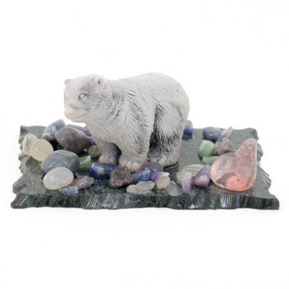 Сувенир из мрамолита&amp;quot;Медвежонок стоит&amp;quot; 116321