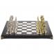Шахматы настольные &amp;quot;Средневековые рыцари&amp;quot; доска 44х44 см из камня мрамор 120711