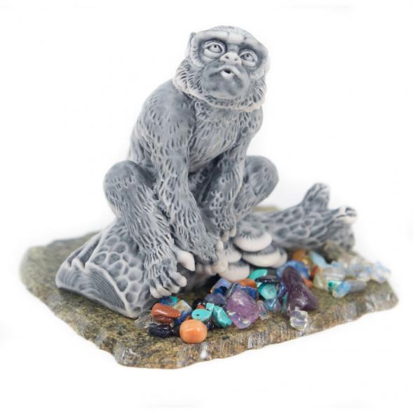 Сувенир из мрамолита &amp;quot;Обезьяна на бревне&amp;quot; 116835